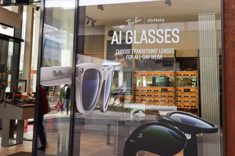 Schaufenster mit AI-Glasses