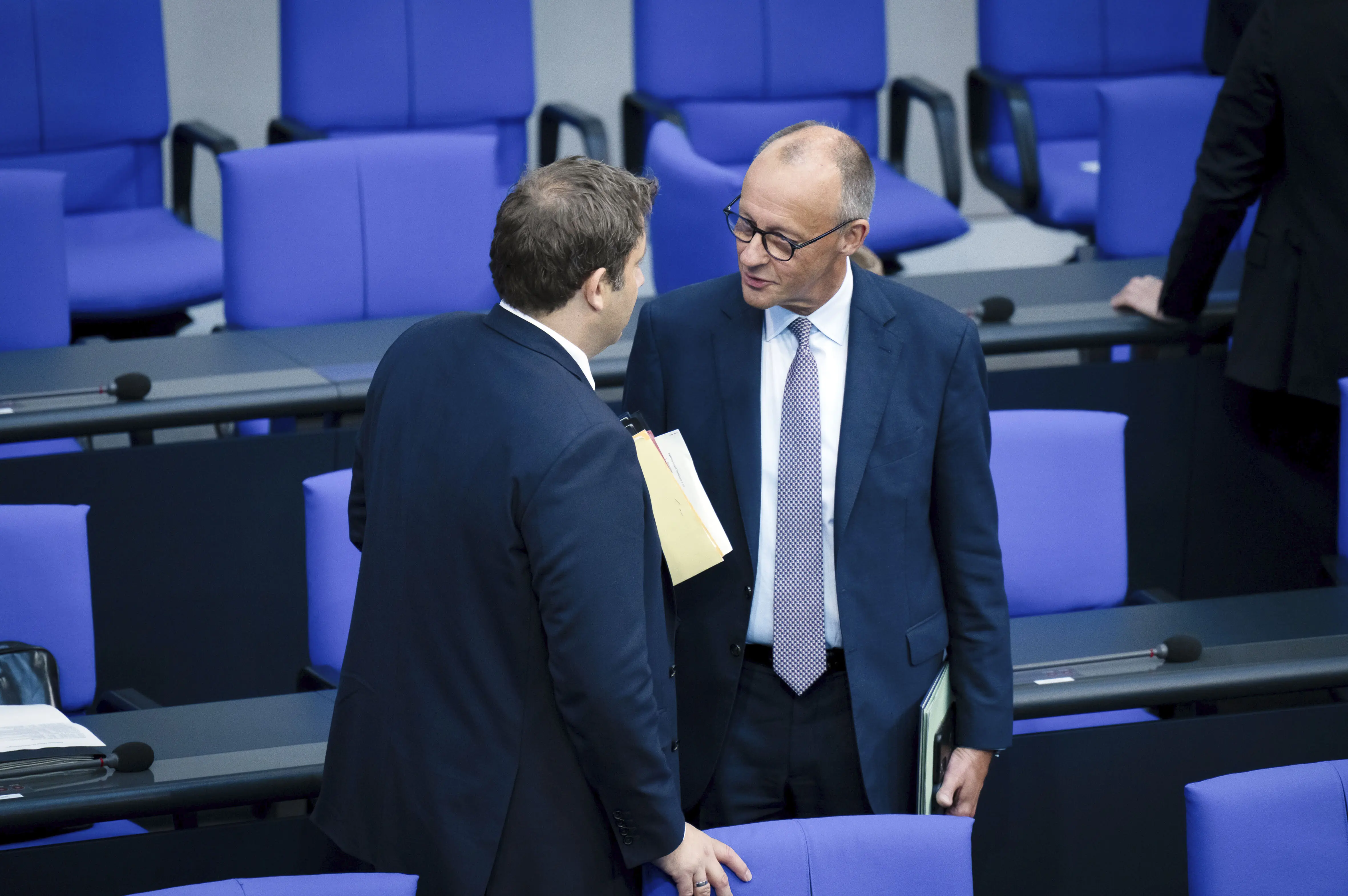 Lars Klingbeil und Friedrich Merz