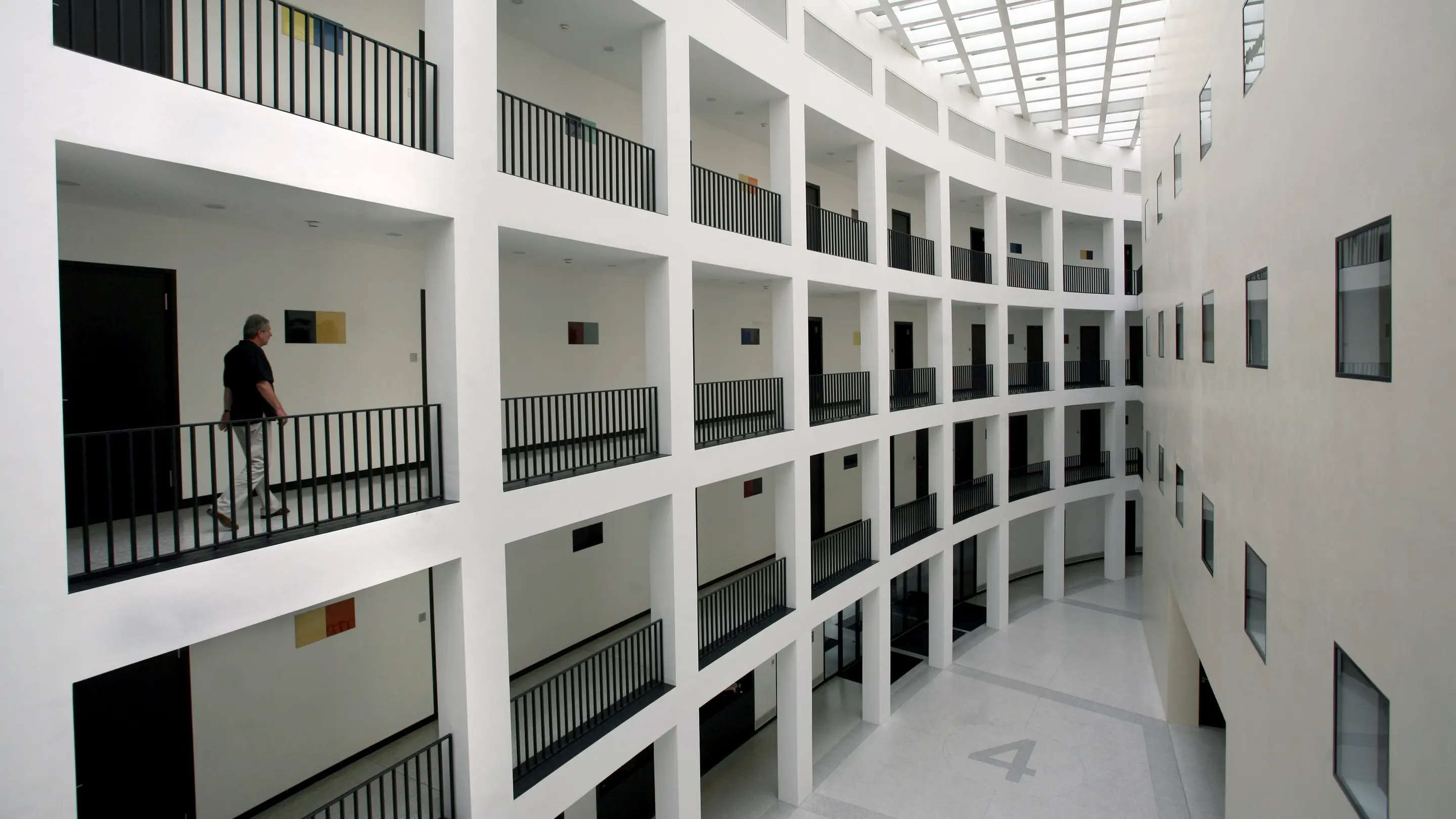 Blick in das Innere des Bundespräsidialamtes in Berlin