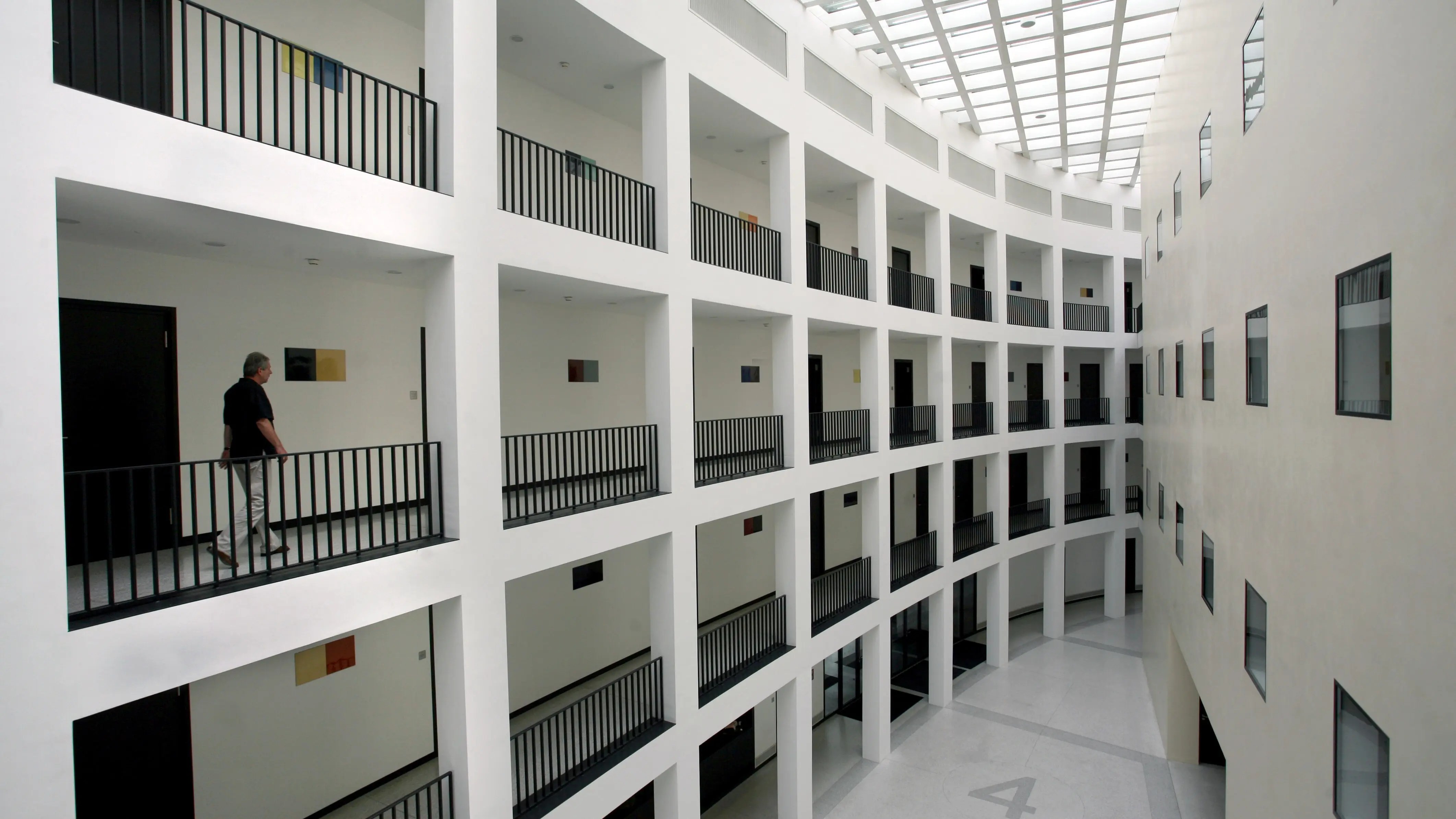 Blick in das Innere des Bundespräsidialamtes in Berlin
