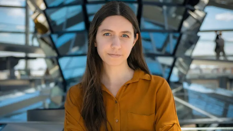 Agnes Conrad im Portrait.