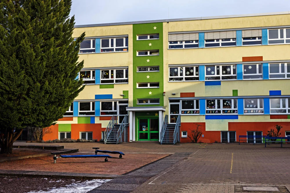 Ein Gebäude der Regine Hildebrand Grundschule in Cottbus