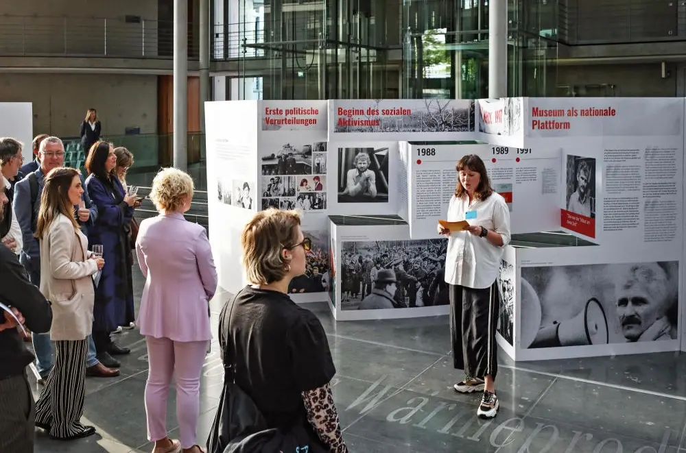 Ausstellung "I am not afraid, let them be afraid" Eröffnung der Ausstellung "I am not afraid, let them be afraid"