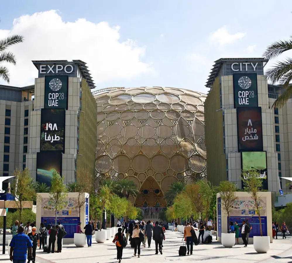 Konferenzzentrum für die Klimakonferenz in Dubai