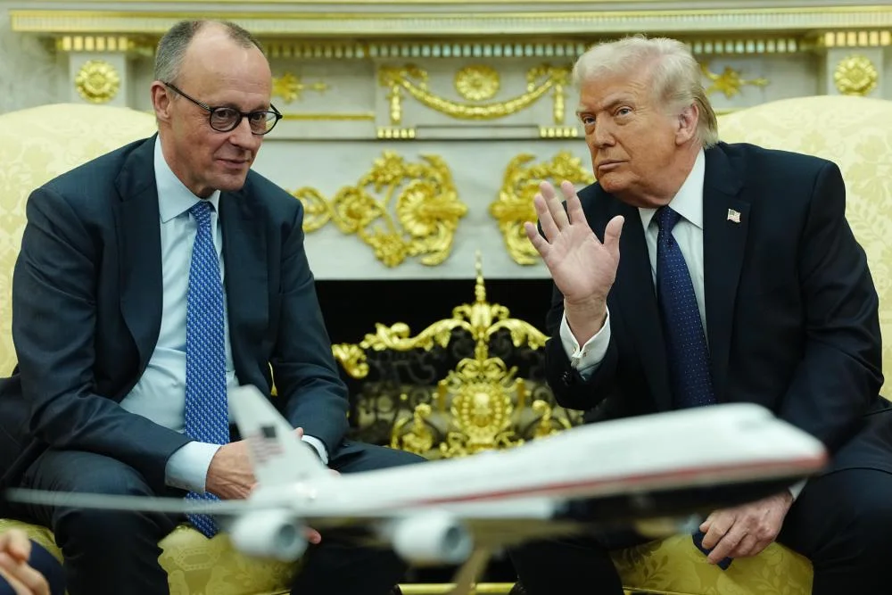 Donald Trump und Friedrich Merz im Weißen Haus