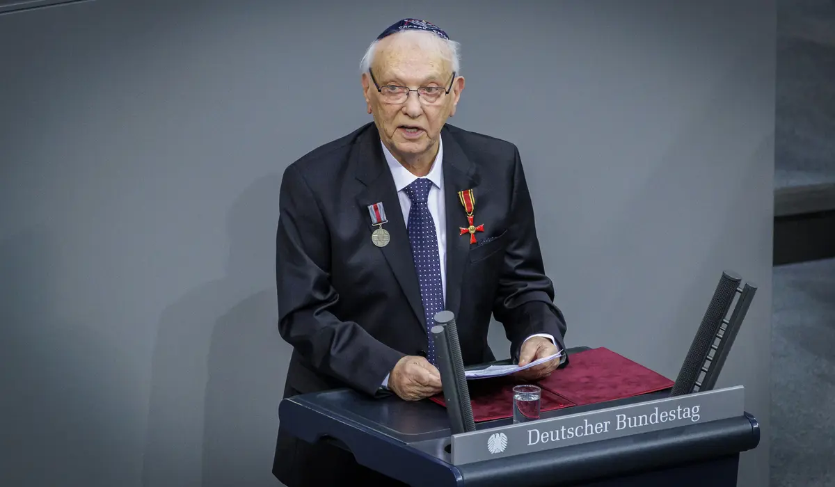 Roman Schwarzman am Rednerpult