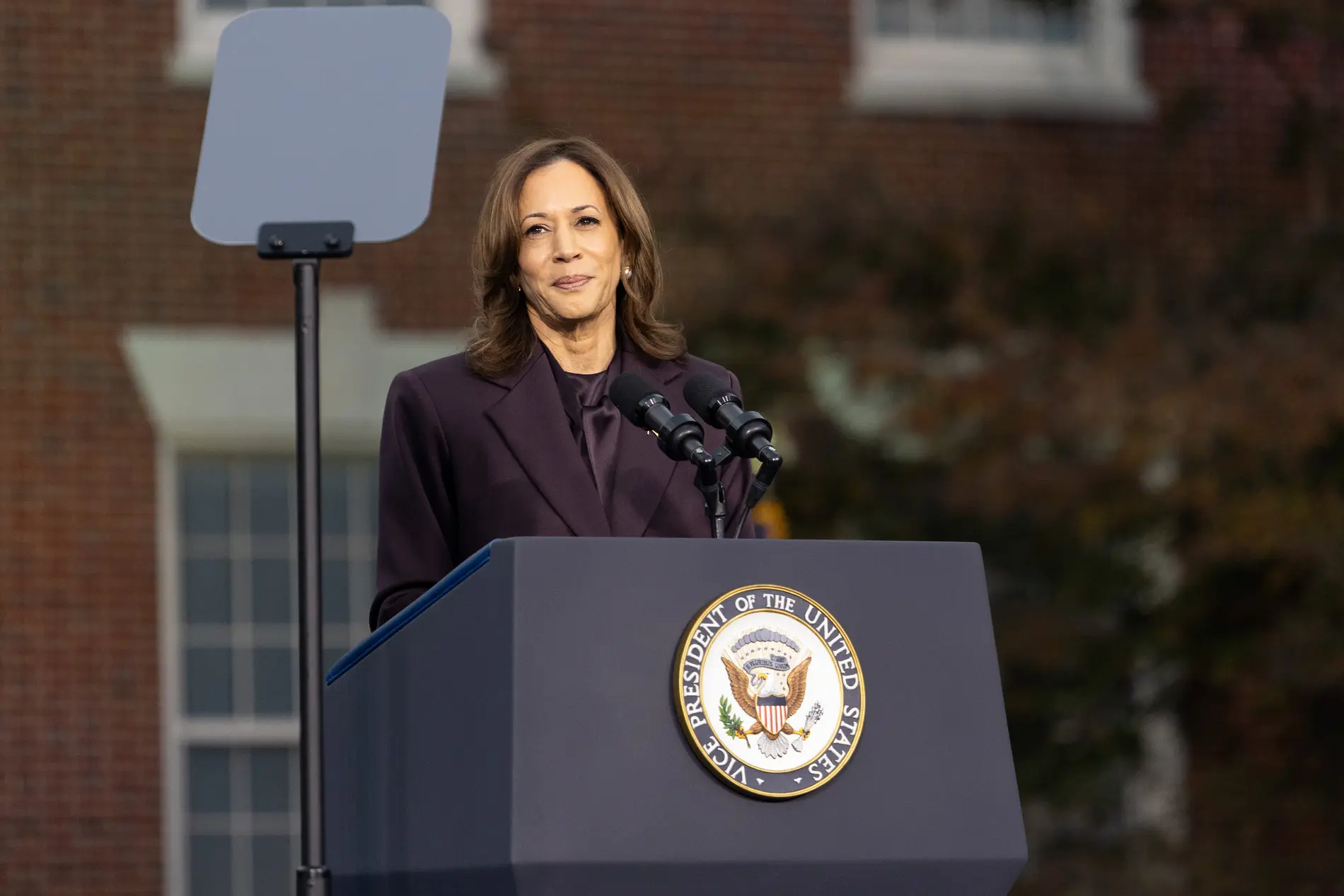 Kamala Harris Kamala Harris während ihrer Rede