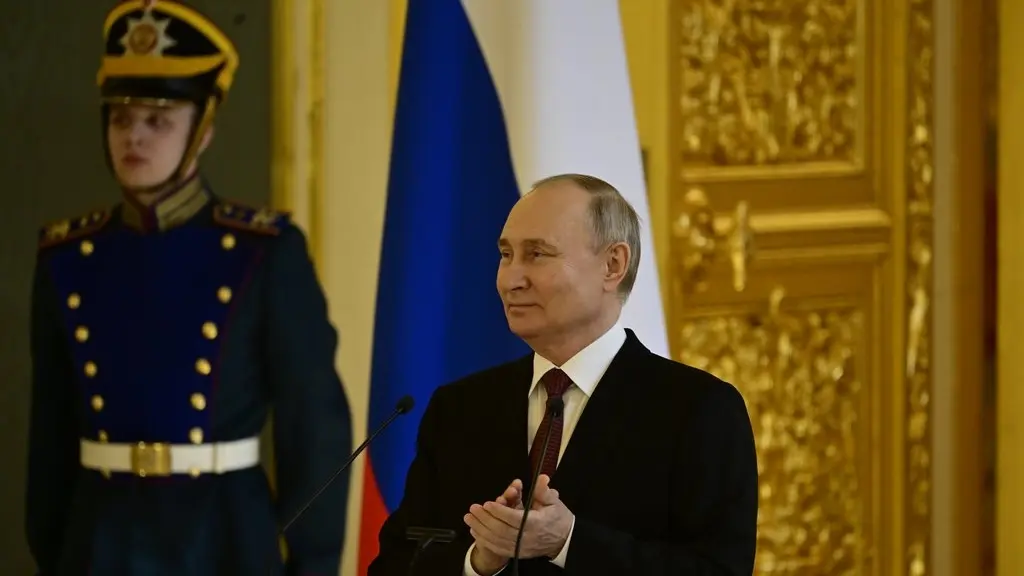 Wladimir Putin Putin im Kreml in Moskau