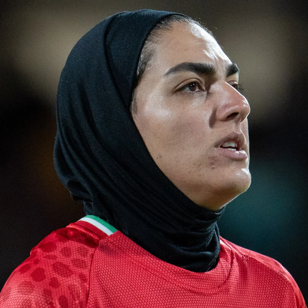 Zahra Ghanbari im Porträt beim Spiel Iran gegen Australien in Perth