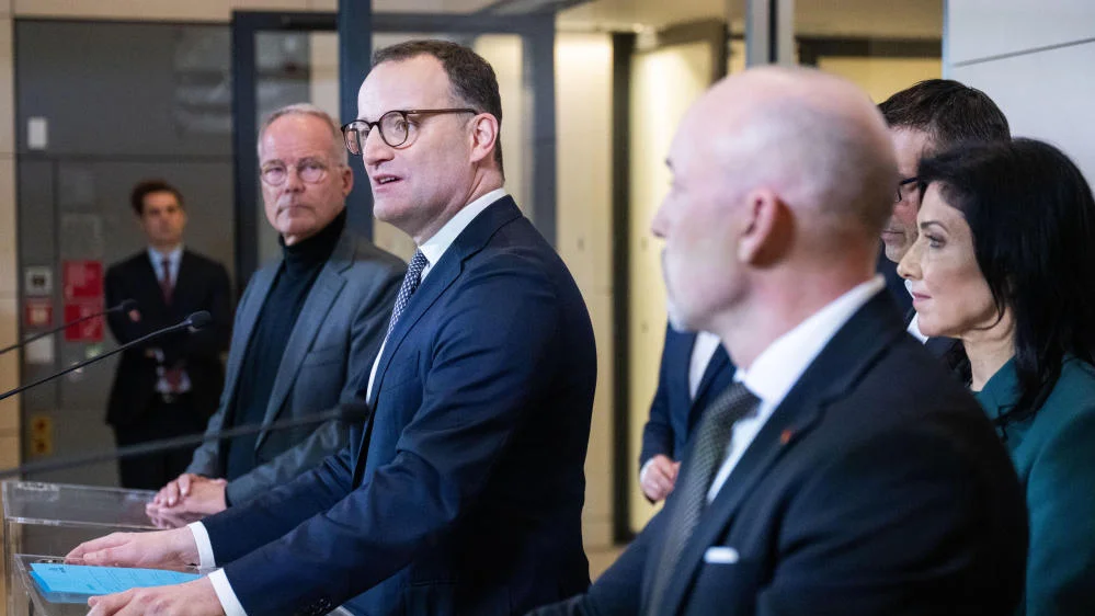 Matthias Miersch, Jens Spahn, Alexander Hoffmann und Katherina Reiche