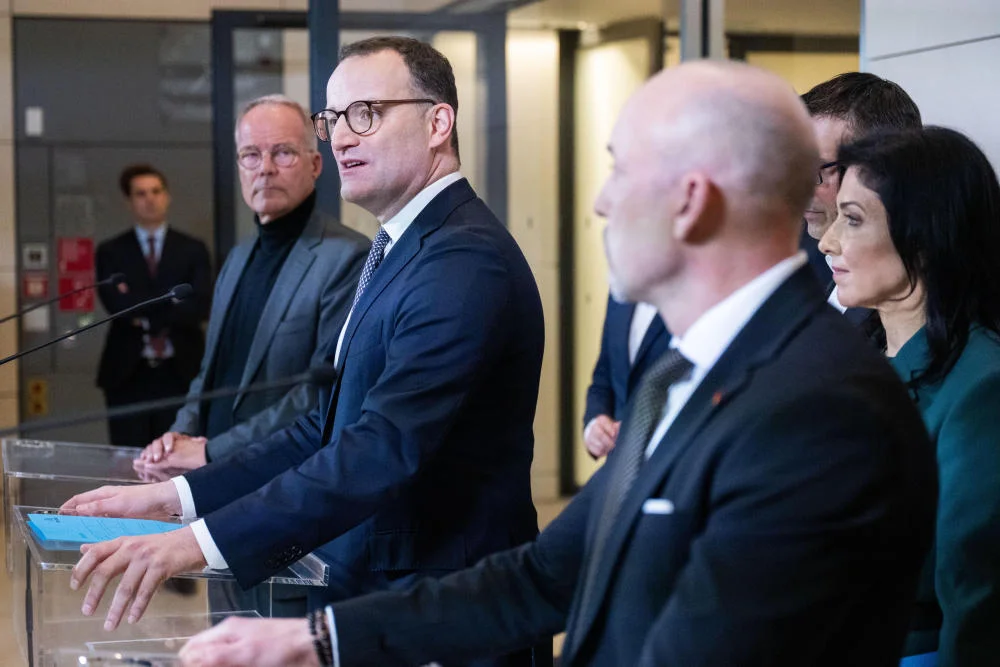 Matthias Miersch, Jens Spahn, Alexander Hoffmann und Katherina Reiche