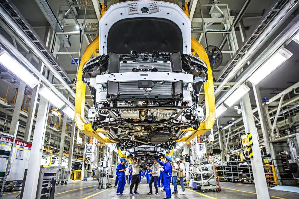 Der chinesische Autohersteller BYD verfügt über acht Produktionsstandorte weltweit, unter anderem in Shenzhen im Südosten Chinas. Der chinesische Autohersteller BYD verfügt über acht Produktionsstandorte weltweit, unter anderem in Shenzhen im Südosten Chinas.