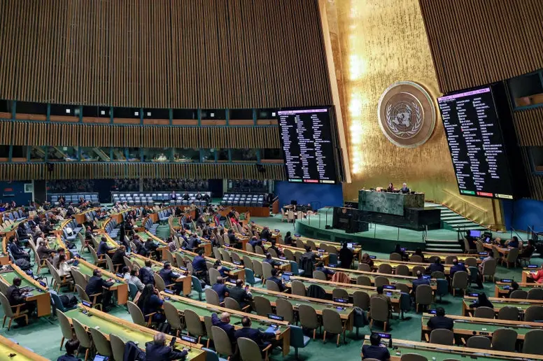 UN-Generalversammlung im Plenum