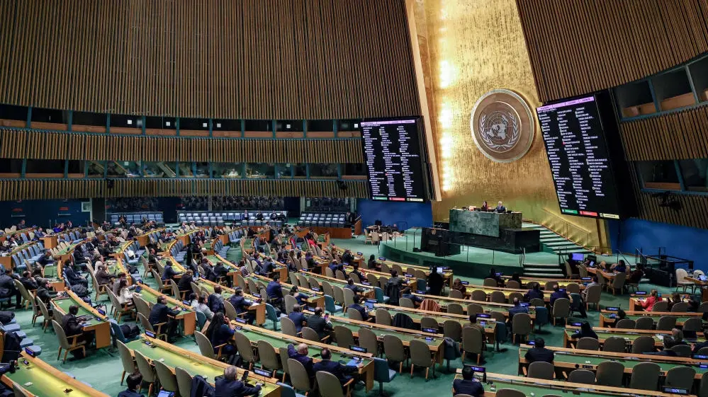 UN-Generalversammlung im Plenum