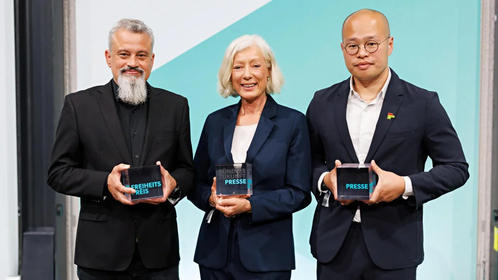 Jan Jessen, Cathrin Kahlweit und Jimmy Lai 