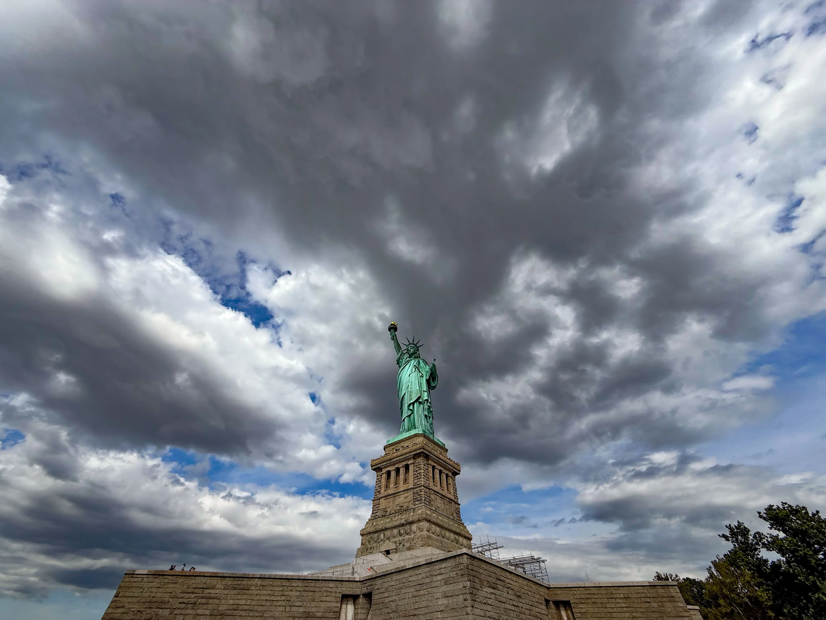 Blick auf die Freiheitsstatue