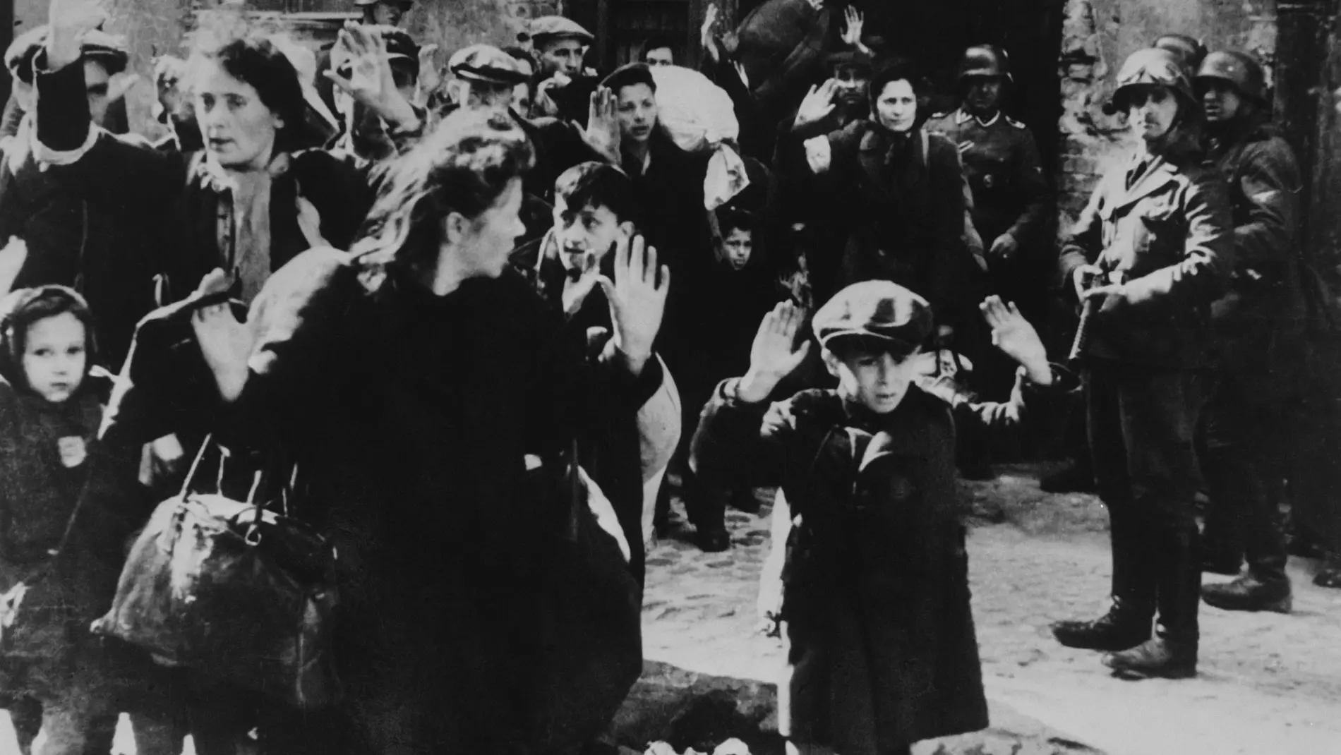 Warschauer Ghetto 1943 Aufnahmen des Warschauer Ghettos aus 1943