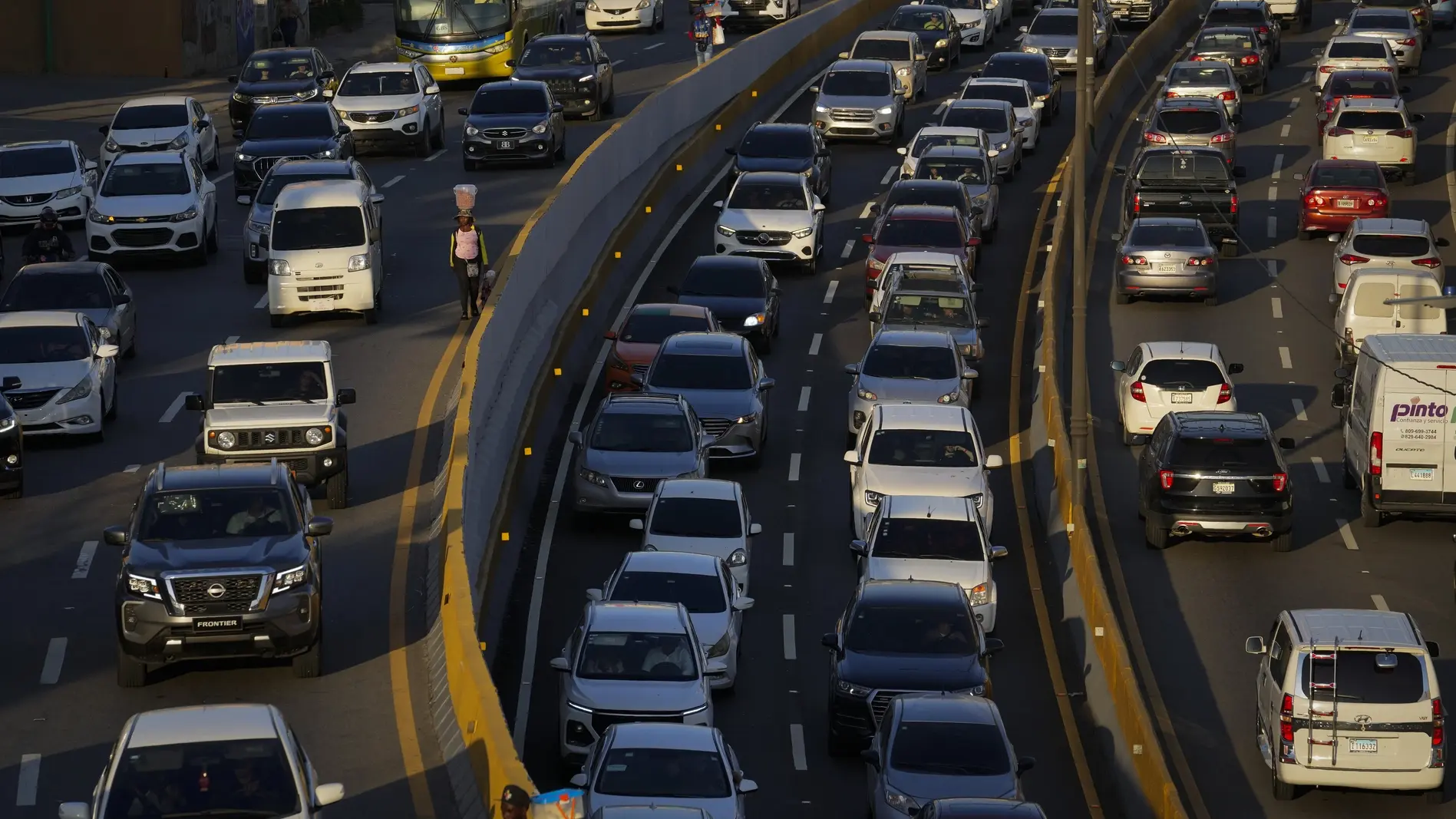 Stau auf der Autobahn Stau auf der Autobahn
