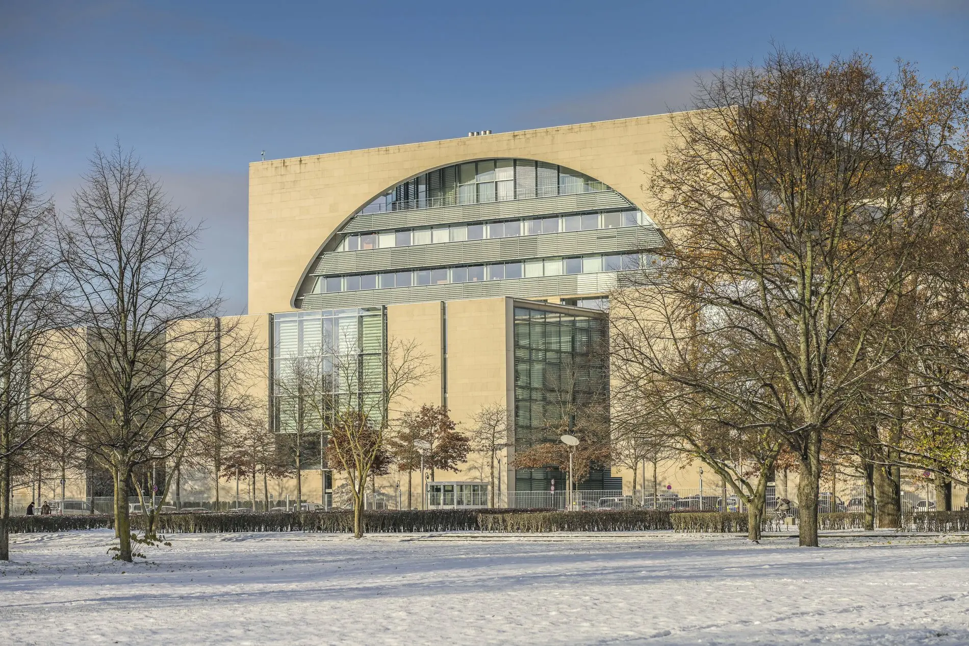 Das Bundeskanzleramt in Berlin