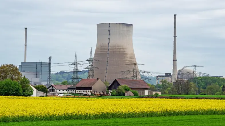 Das stillgelegte Kernkraftwerk Isar 1