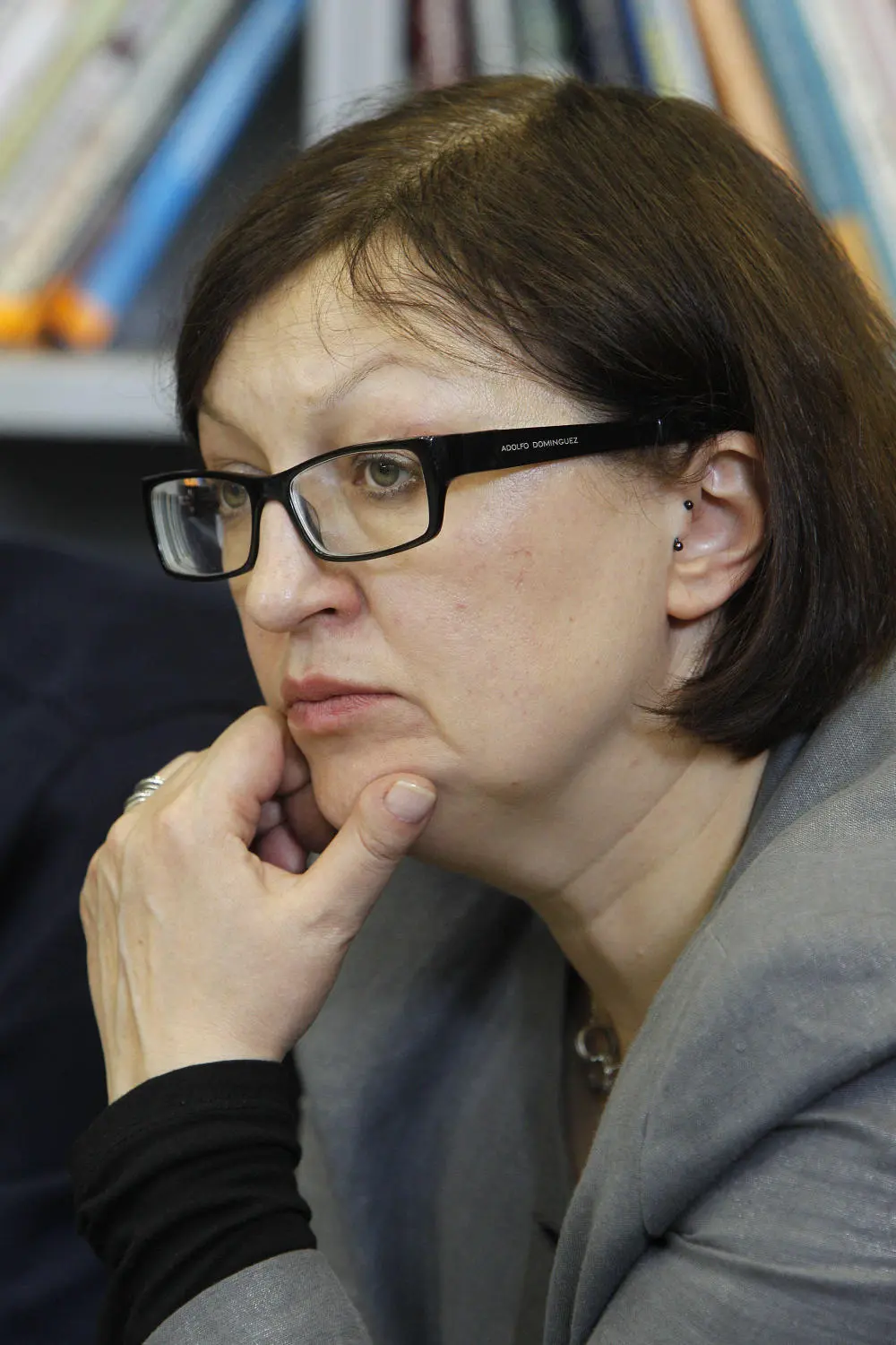 Das Bild zeigt die russische Journalistin Galina Timtschenko.