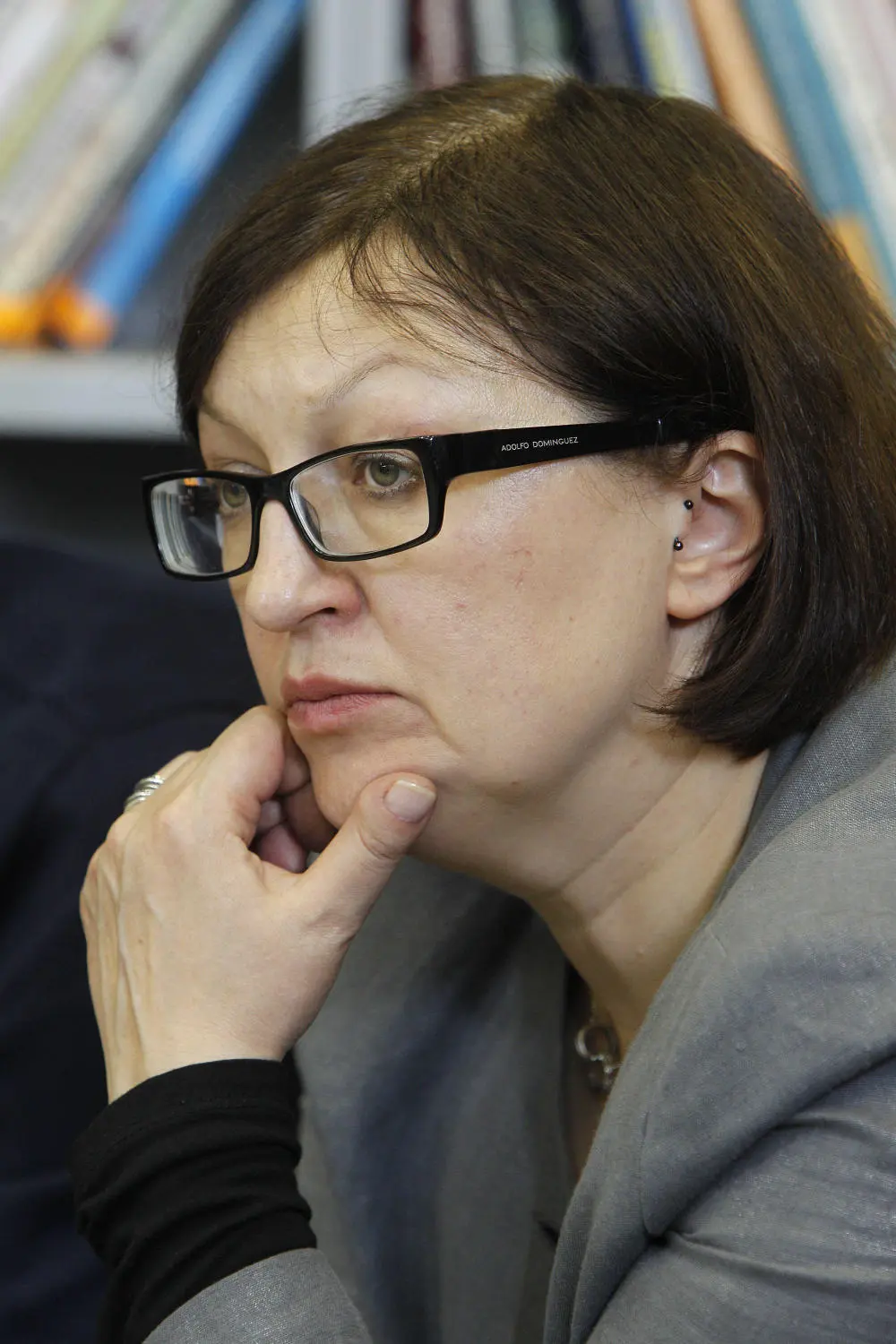 Russische Exil-Journalistin Galina Timtschenko Das Bild zeigt die russische Journalistin Galina Timtschenko.