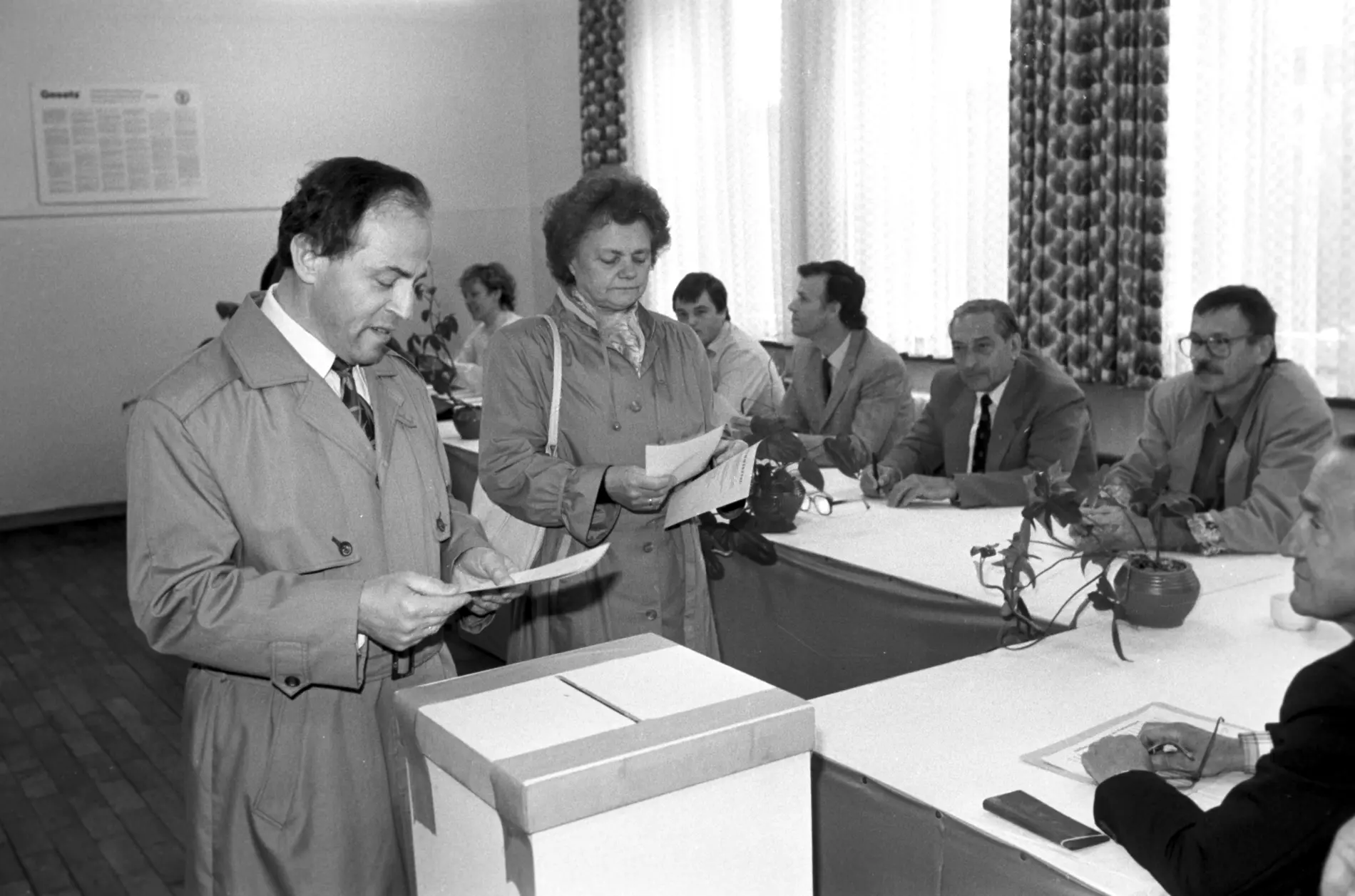 Kommunalwahl 1989 Bei der Kommunalwahl am 07.05.1989 in Karl-Marx-Stadt (heute Chemnitz).