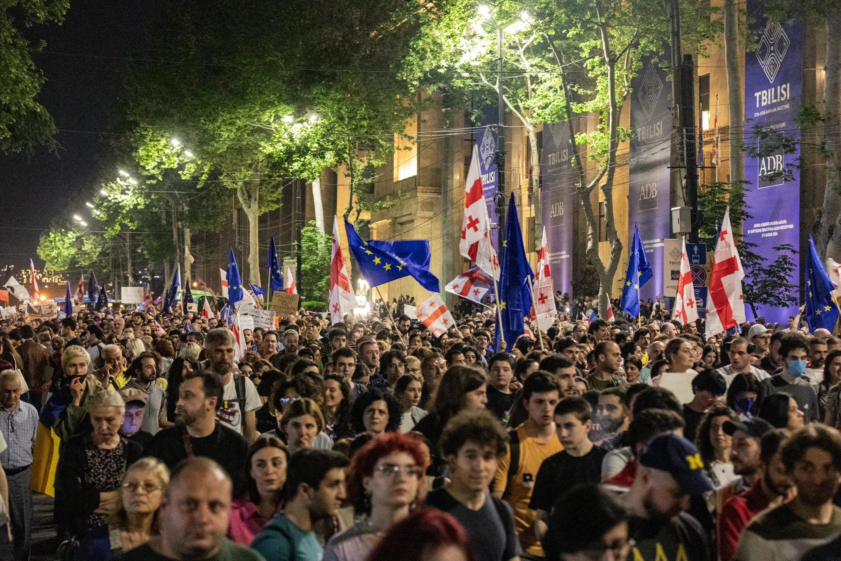 Demonstrationen in Georgien