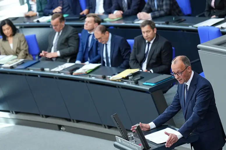 Friedrich Merz am Rednerpult