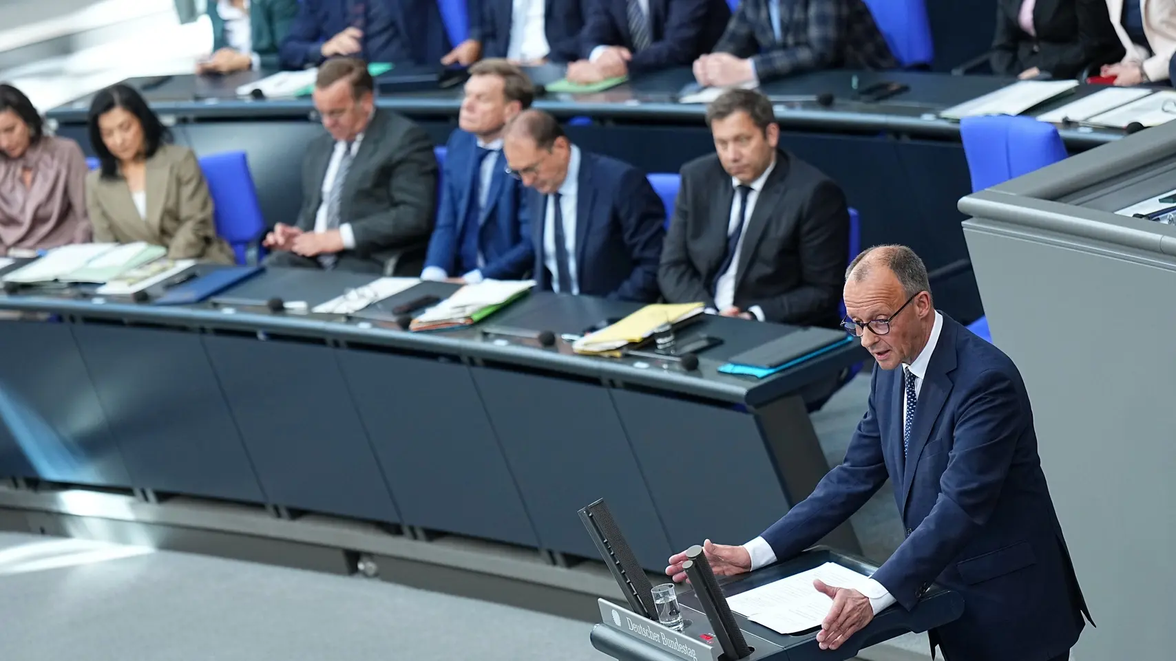 Friedrich Merz Friedrich Merz am Rednerpult