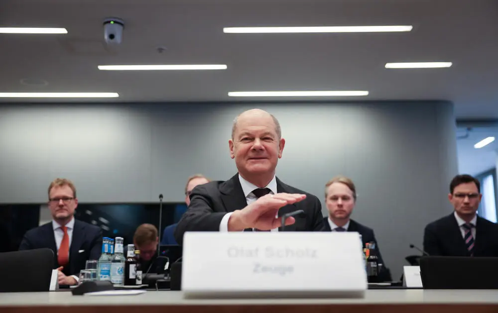 Olaf Scholz kommt zu einer Sitzung des Untersuchungsausschusses „Cum-Ex“ Olaf Scholz kommt zu einer Sitzung des Untersuchungsausschusses „Cum-Ex“