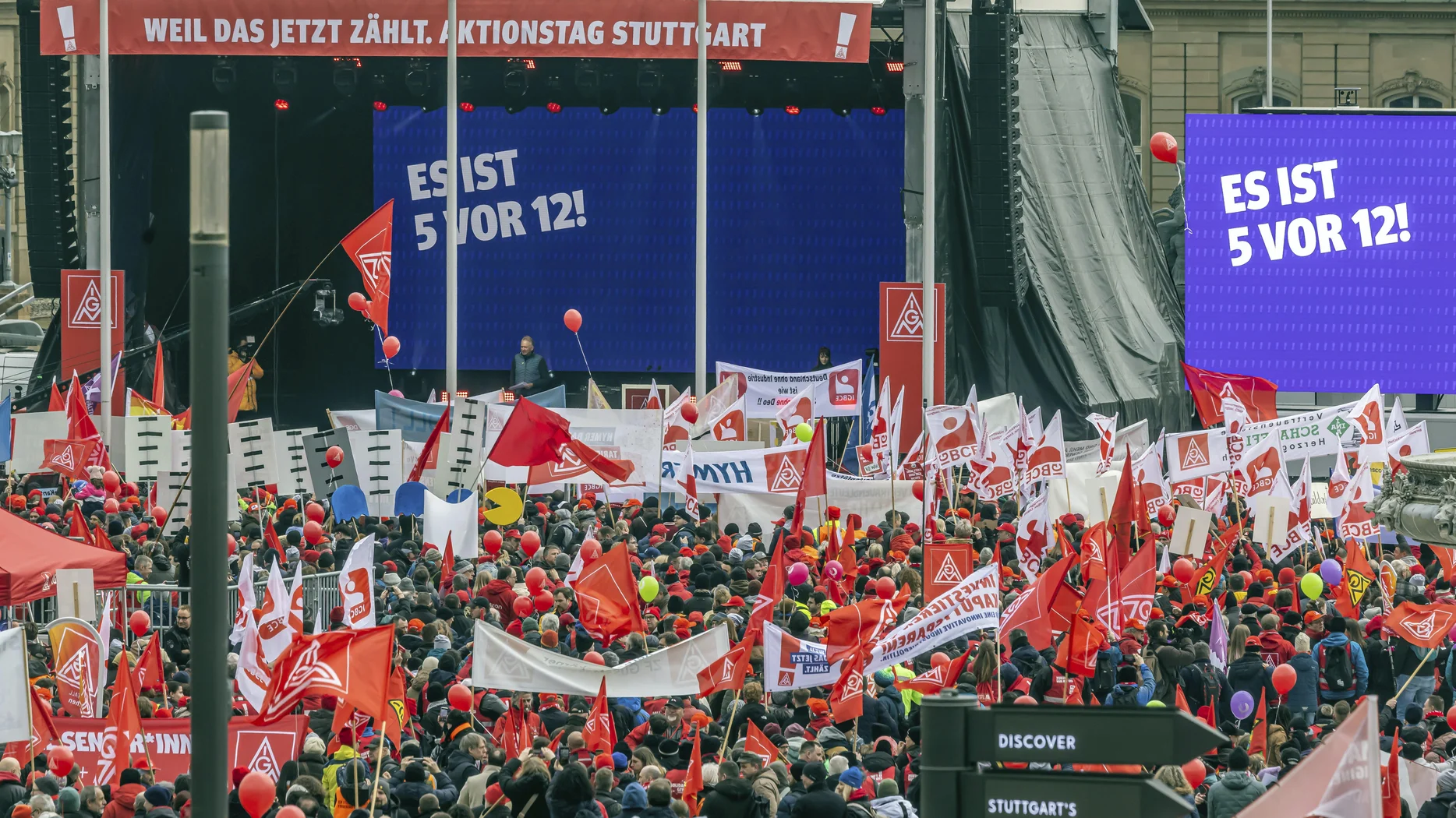 Kundgebung der IG Metall