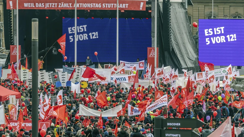 Kundgebung der IG Metall
