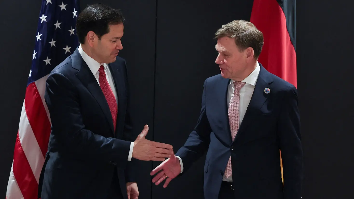 Marco Rubio und Johann Wadephul US-Außenminister Marco Rubio trifft den deutschen Außenminister Johann Wadephul.