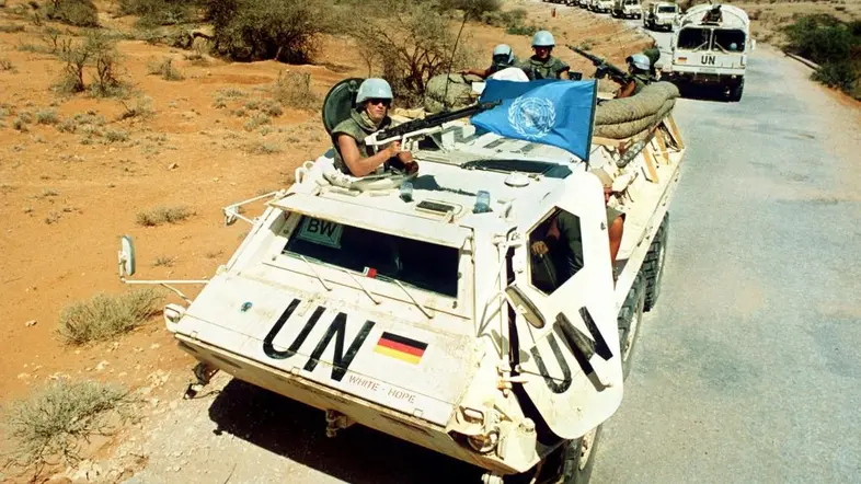 Deutsche Blauhelme in Somalia, UN Panzer
