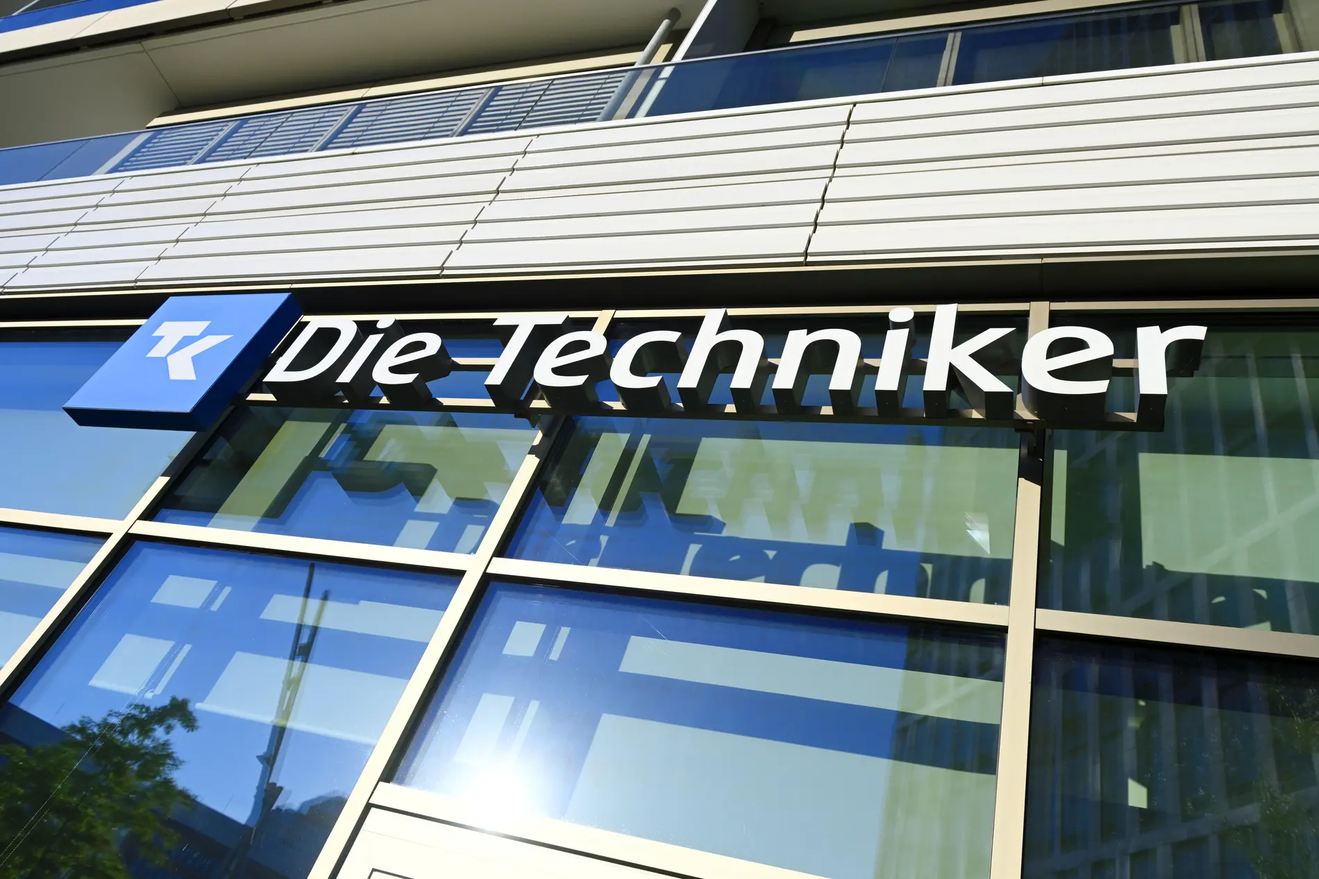 Geschäftsstelle der Techniker Krankenkasse in Hamburg. 