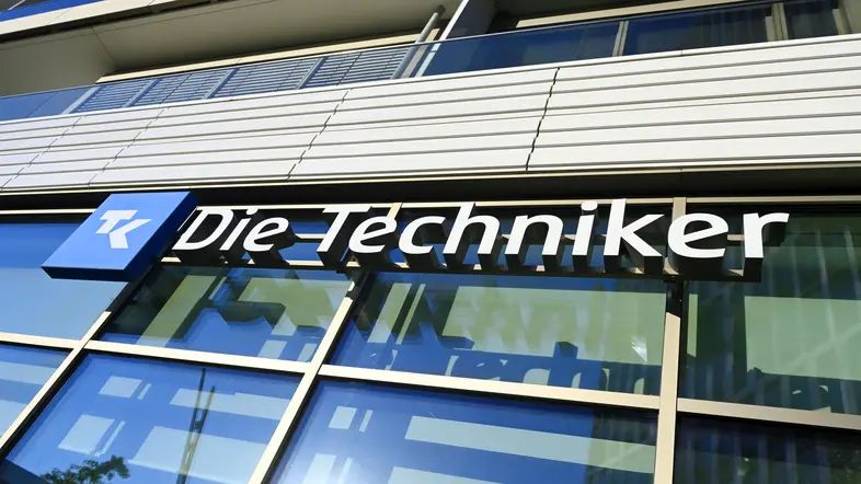Geschäftsstelle der Techniker Krankenkasse in Hamburg.