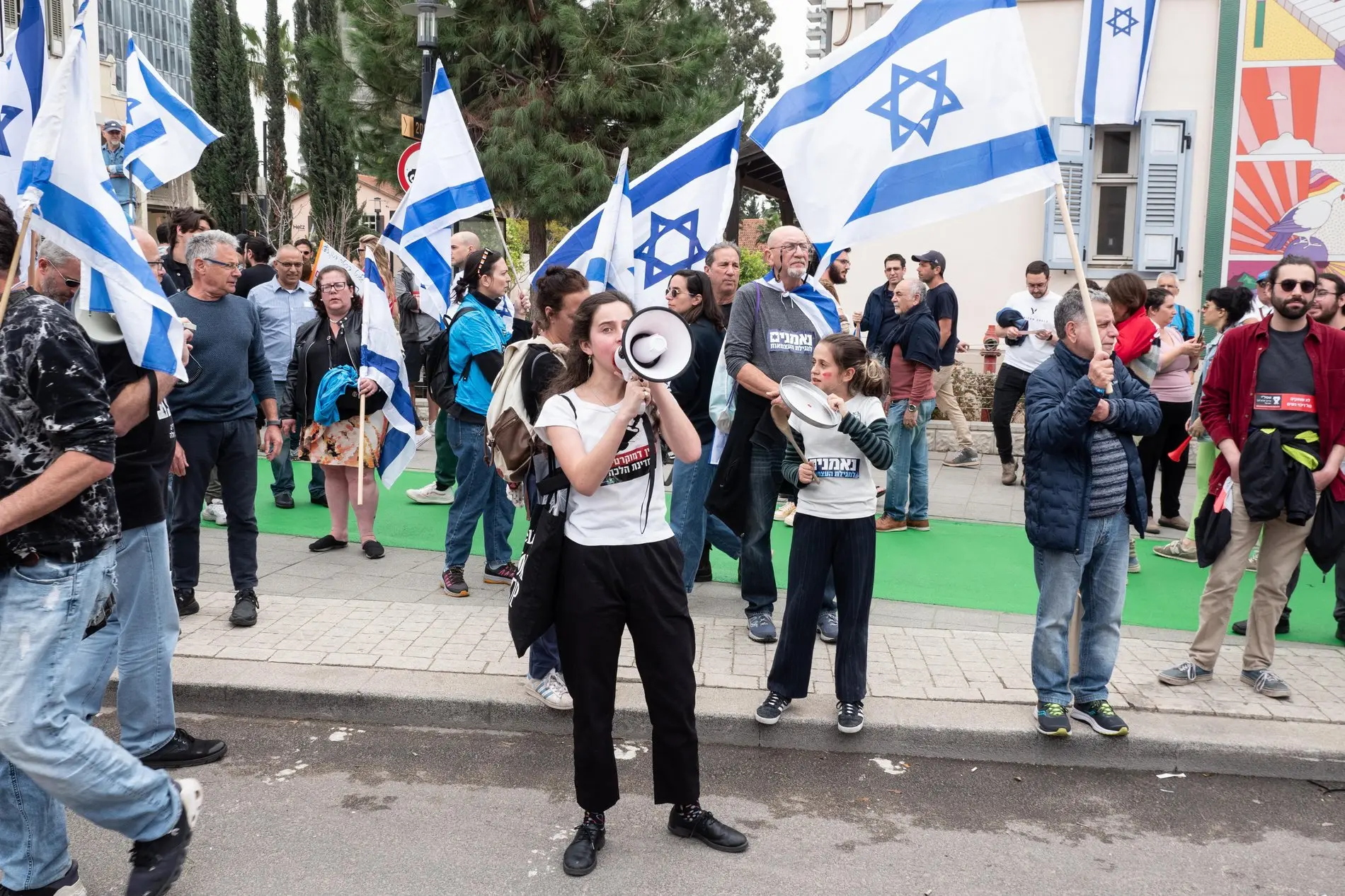 Demonstration gegen Justizreform in Israel
