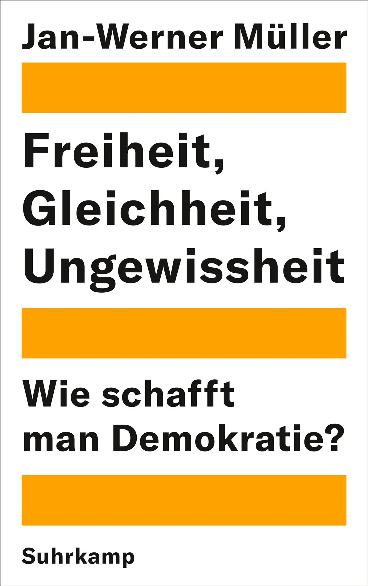 Buchcover Freiheit, Freiheit, Ungewissheit