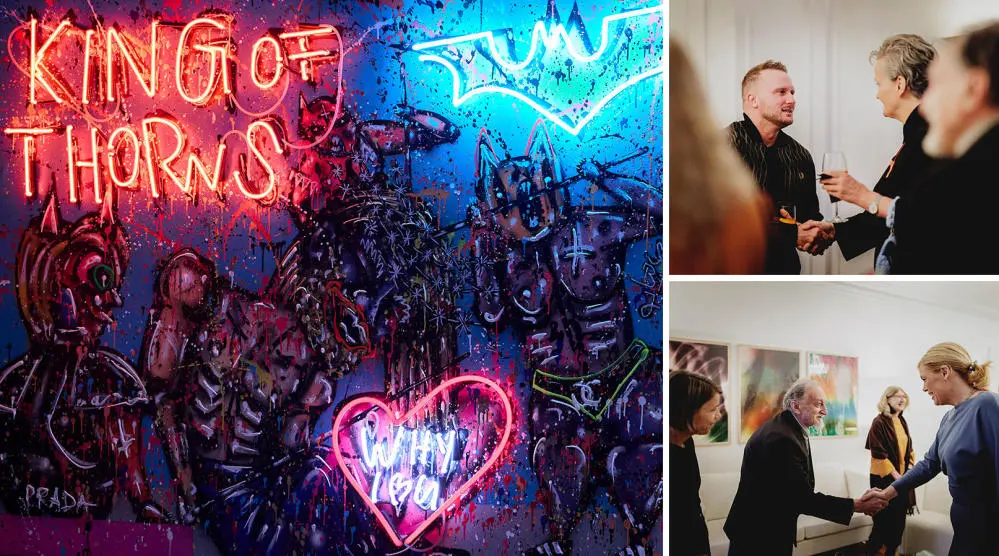 Ausstellung "WIR. 19 Grundrechte." als Collage