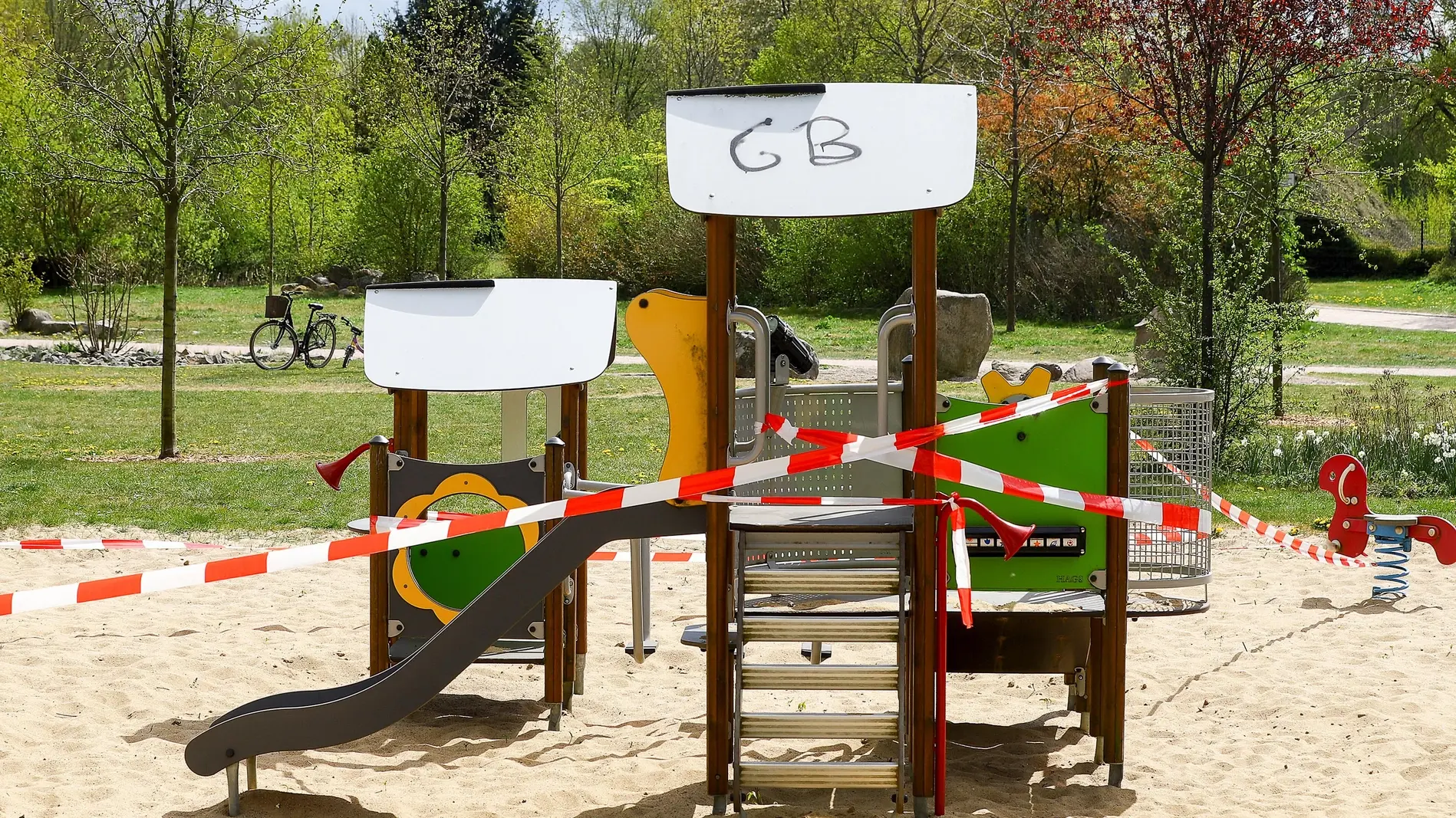 Gesperrter Spielplatz in Henstedt-Ulzburg