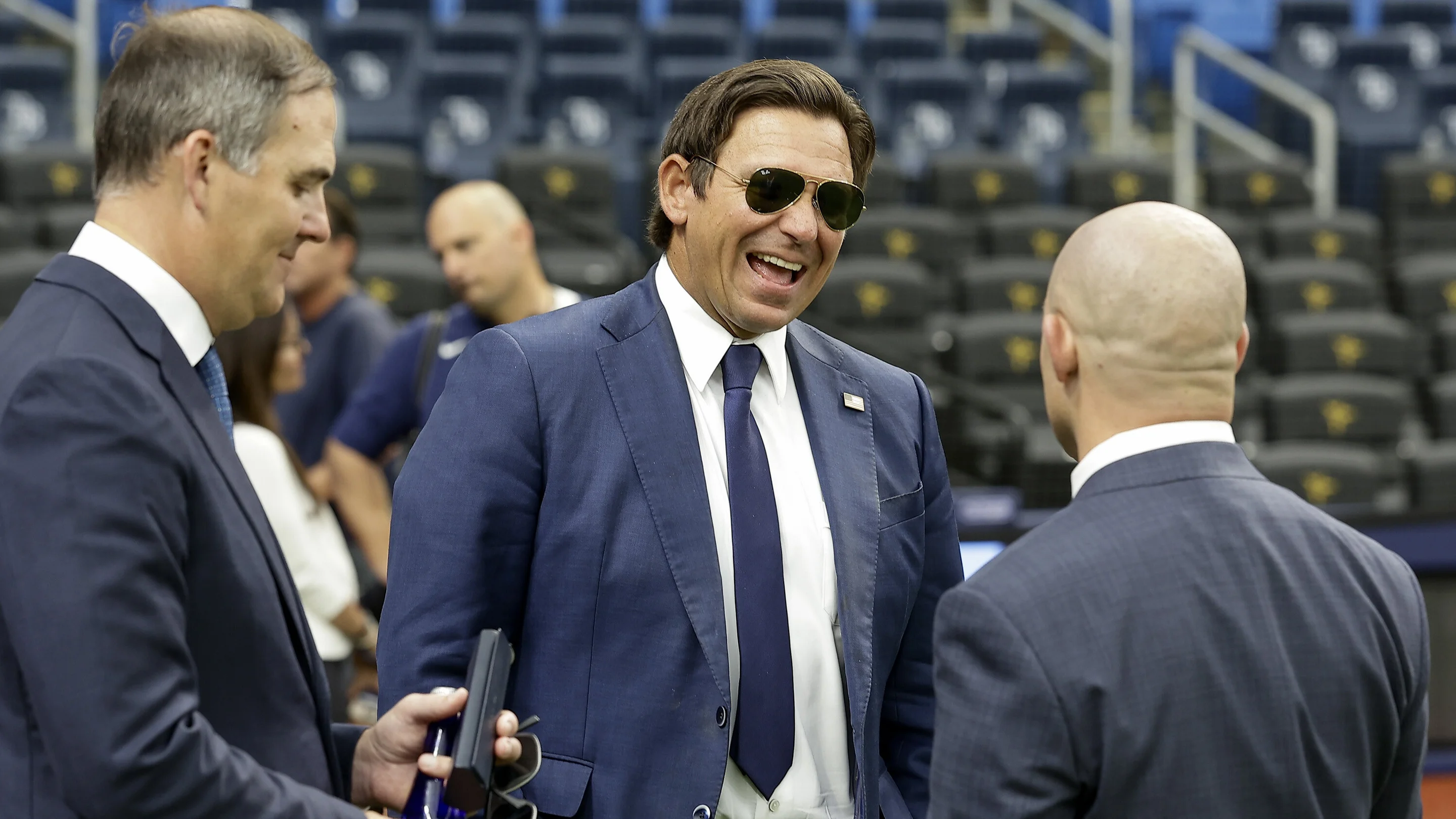 Floridas Gouverneur Ron DeSantis auf einer Veranstaltung