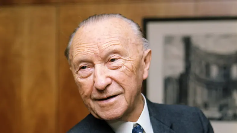 Konrad Adenauer (1876-1967), erster Kanzler der Bundesrepublik Deutschland, aufgenommen Anfang 1966. Foto: Roland Witschel +++(c) dpa - Report+++ [dpabilderarchiv]