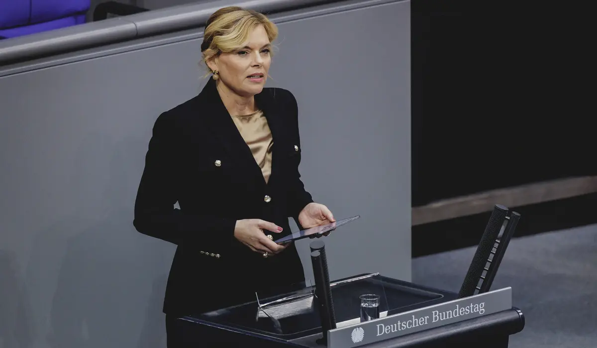 Julia Klöckner während ihrer Rede zur Holocaust-Gedenkstunde.