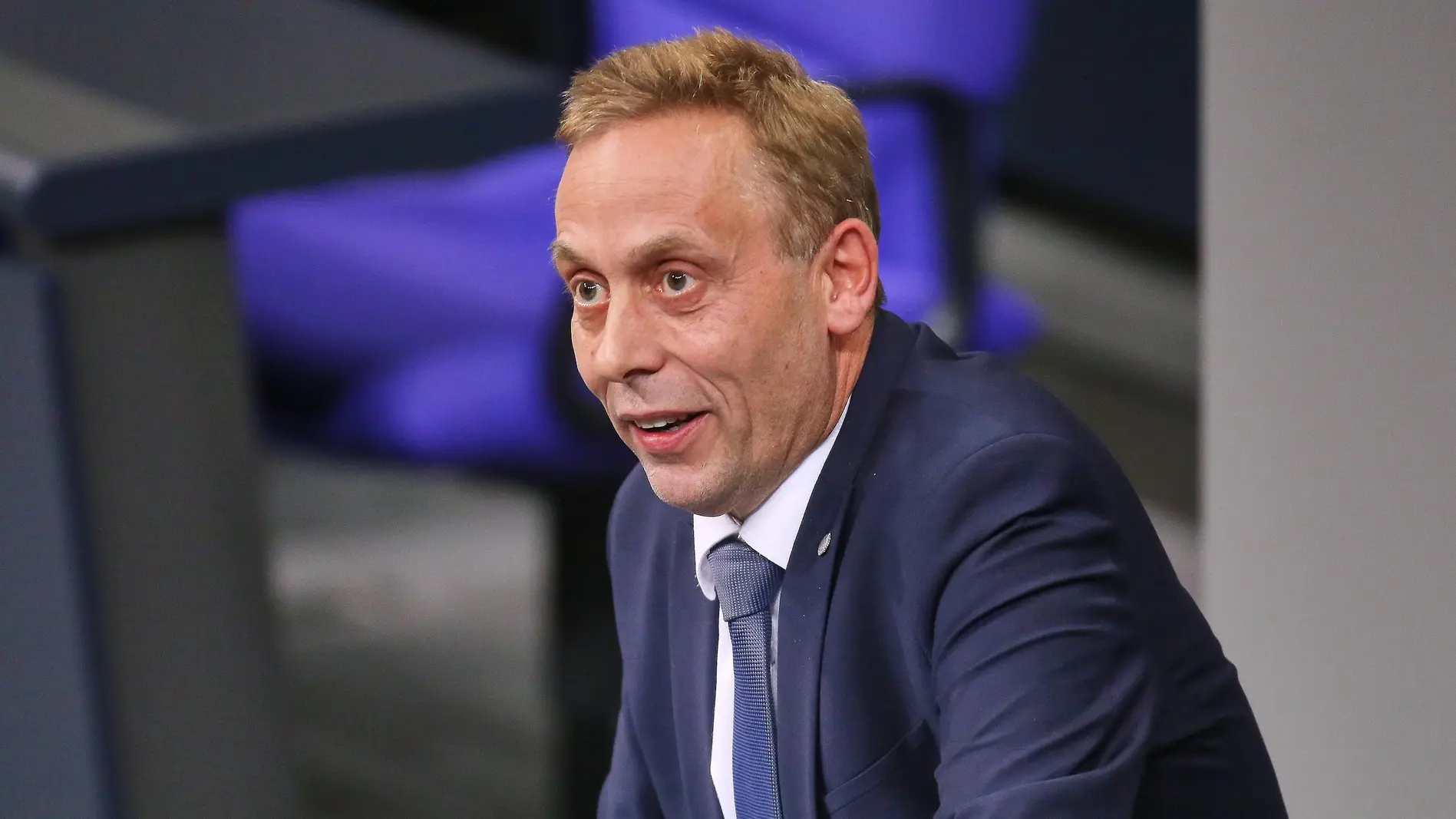 Hans Koller am Rednerpult.