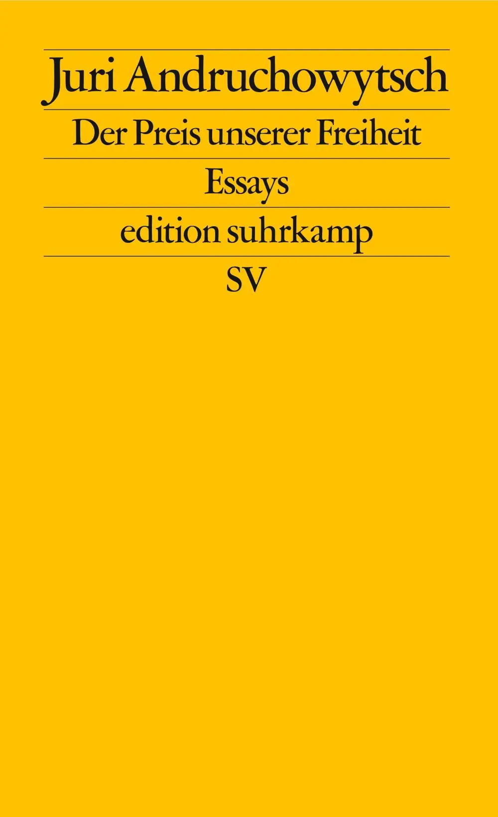 "Der Preis unserer Freiheit." Cover von "Der Preis unserer Freiheit."
