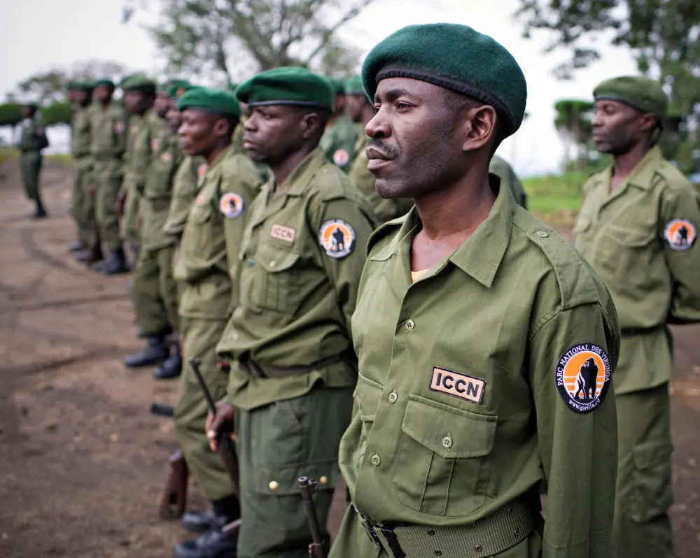 Ranger im ostkongolesischen Virunga-Nationalpark