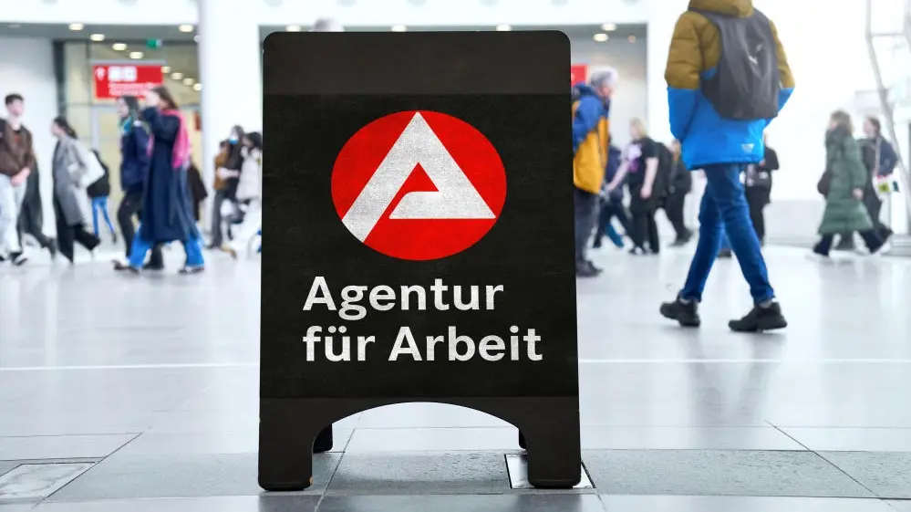 Agentur für Arbeit Schild der Agentur für Arbeit