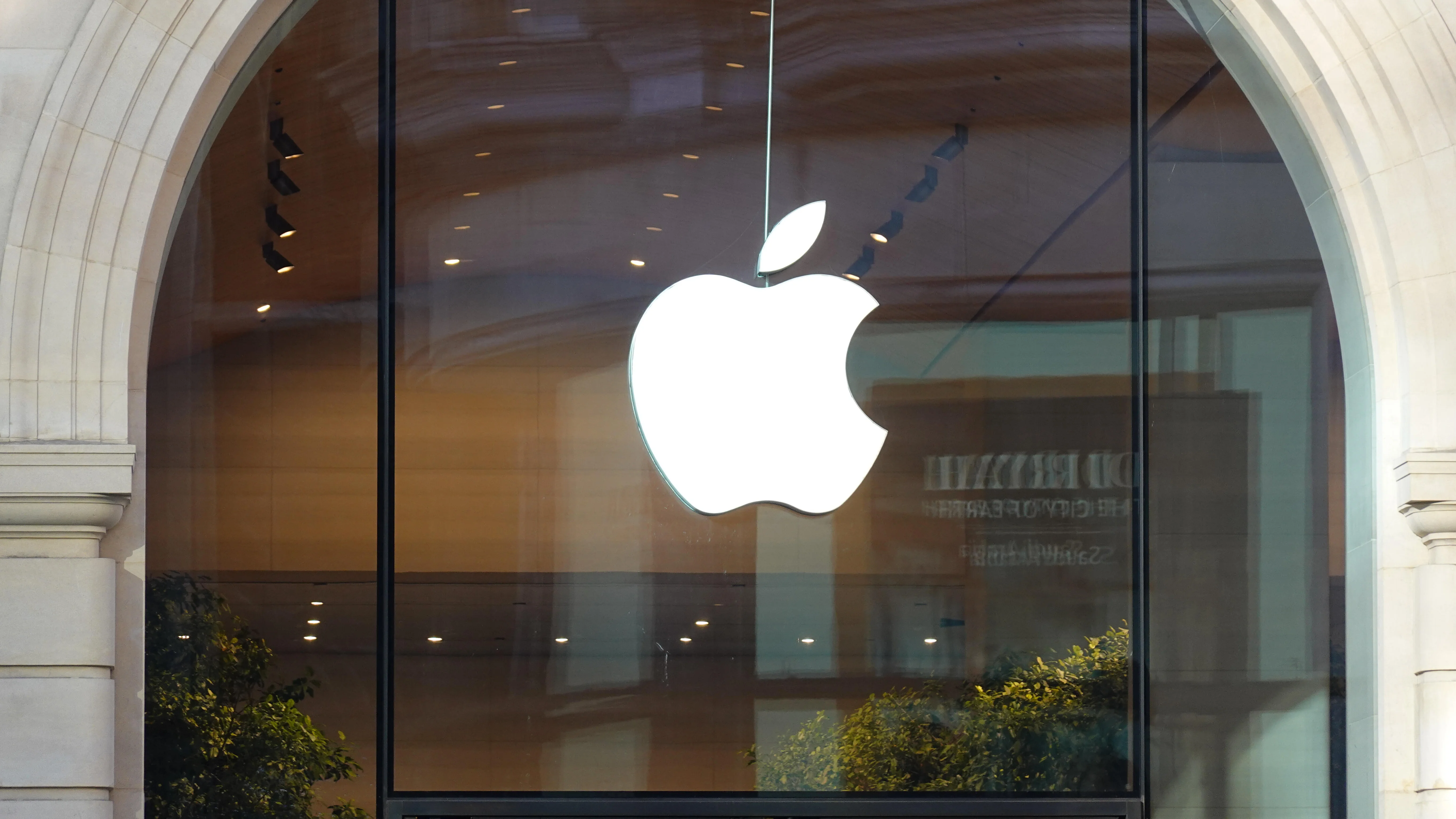 Blick auf den Apple-Store in London