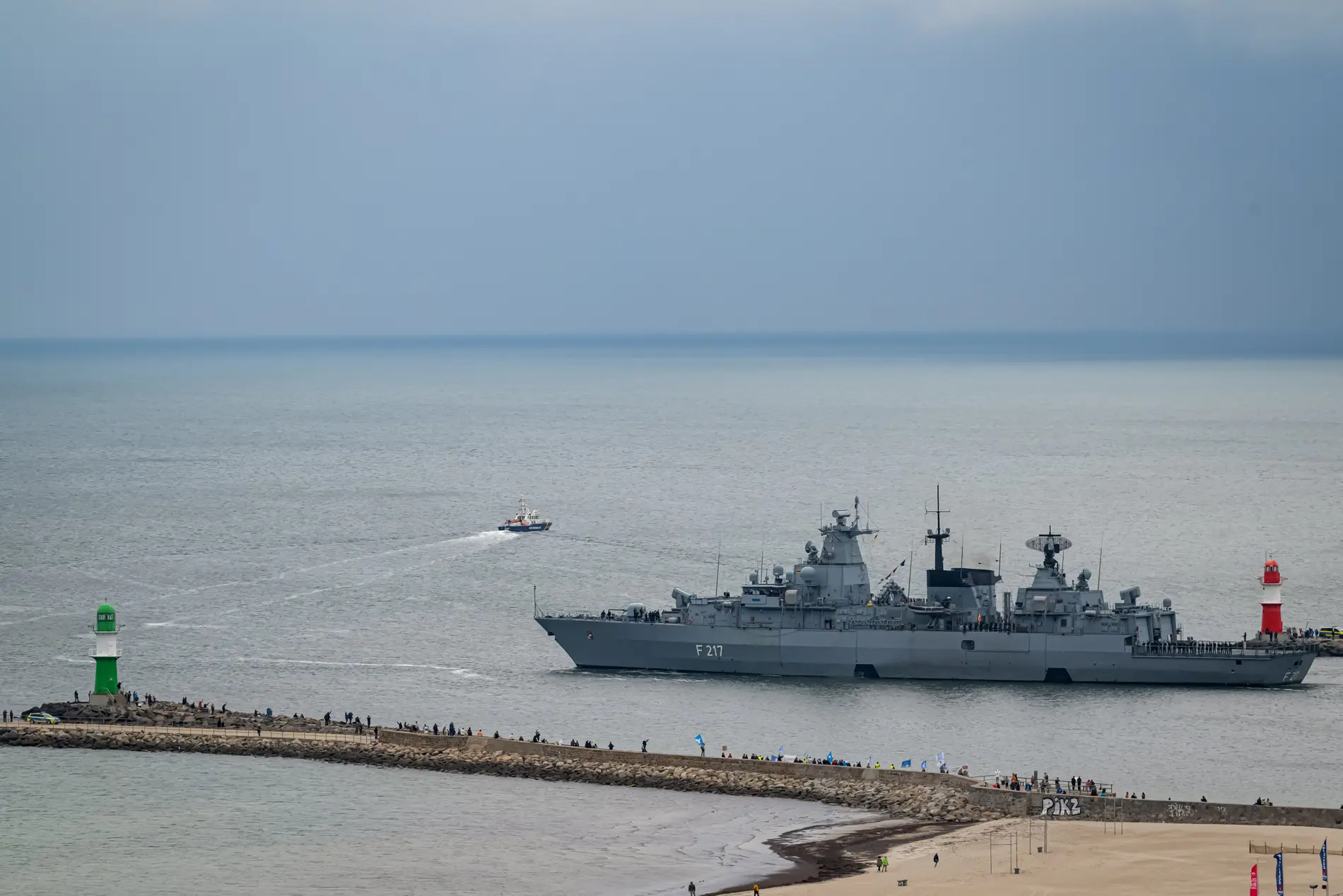 Baltic Operations Deutsche Fregatte "Bayern" auf der Ostsee